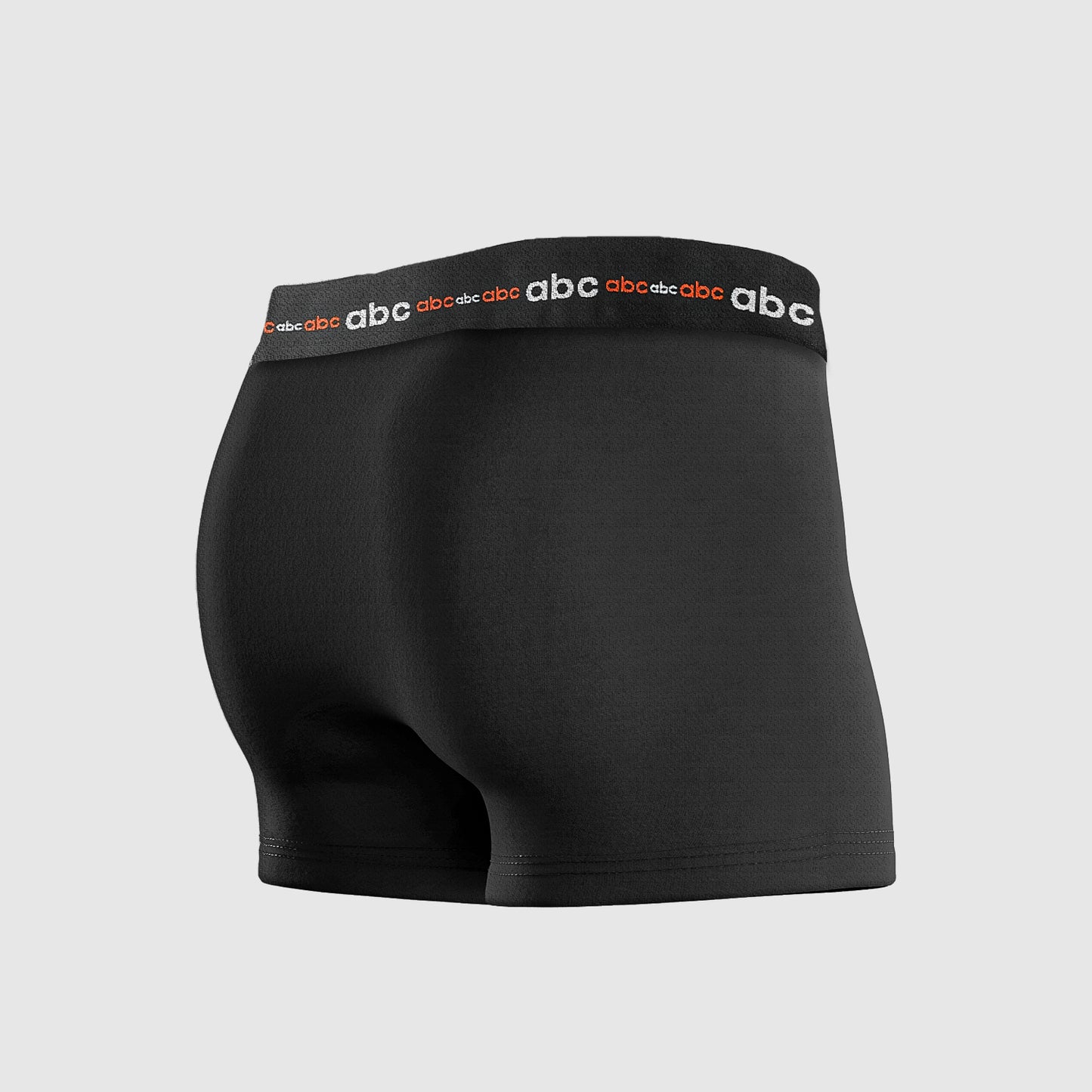 Herren Enge Boxershorts | baumwolle in schwarz von Cotton Majesty | Backbild