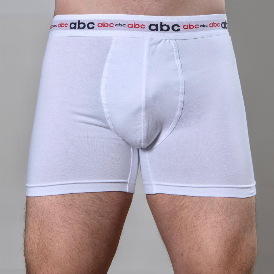 Herren Enge Boxershorts | baumwolle in weiss | 2er-pack von Cotton Majesty | rule your comfort | Frontbild
