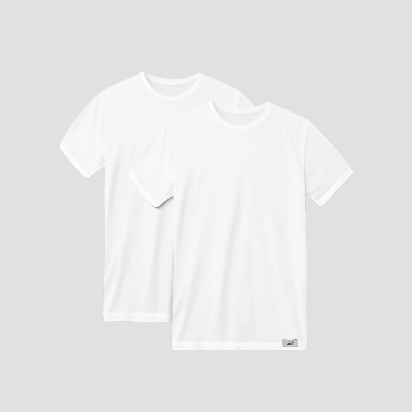 Herren-Unterhemd 2er pack | 100% baumwolle weiß | Rundhals | Cotton Majesty | rule your comfort