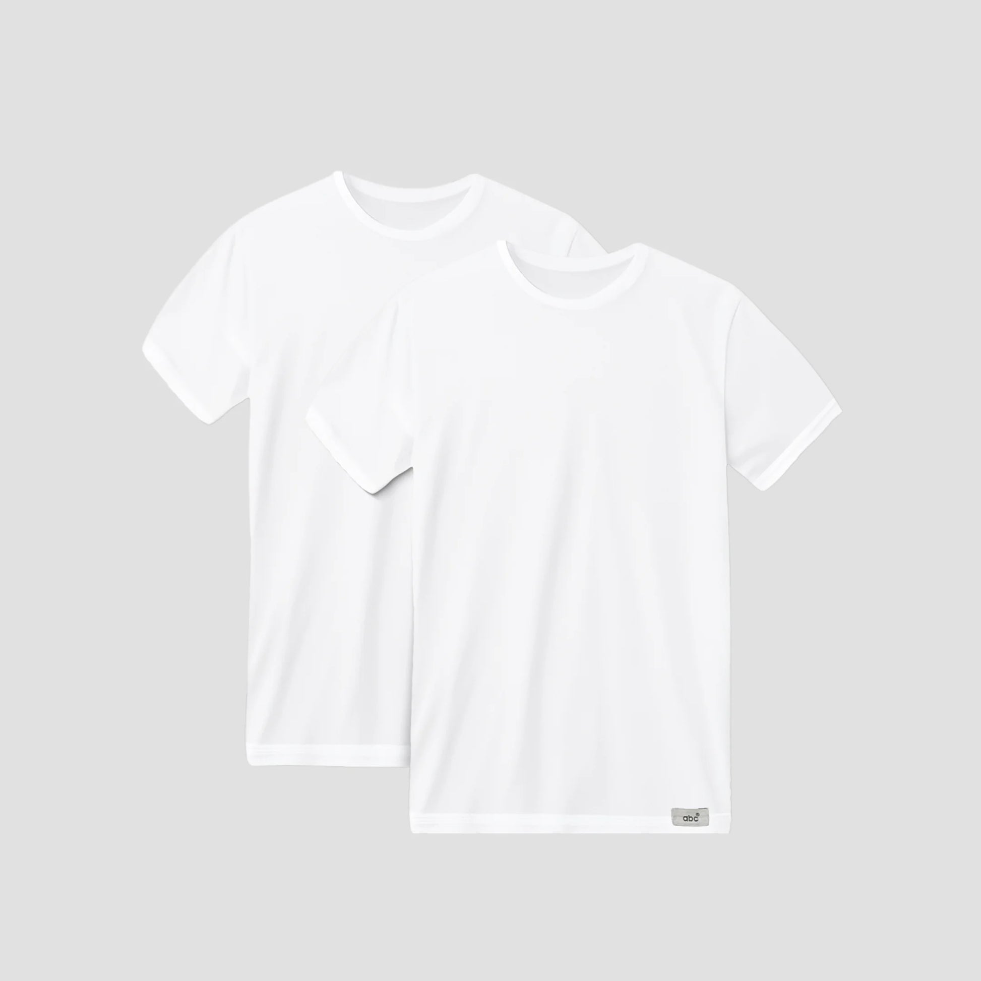 Herren-Unterhemd 2er pack | 100% baumwolle weiß | Rundhals | Cotton Majesty | rule your comfort