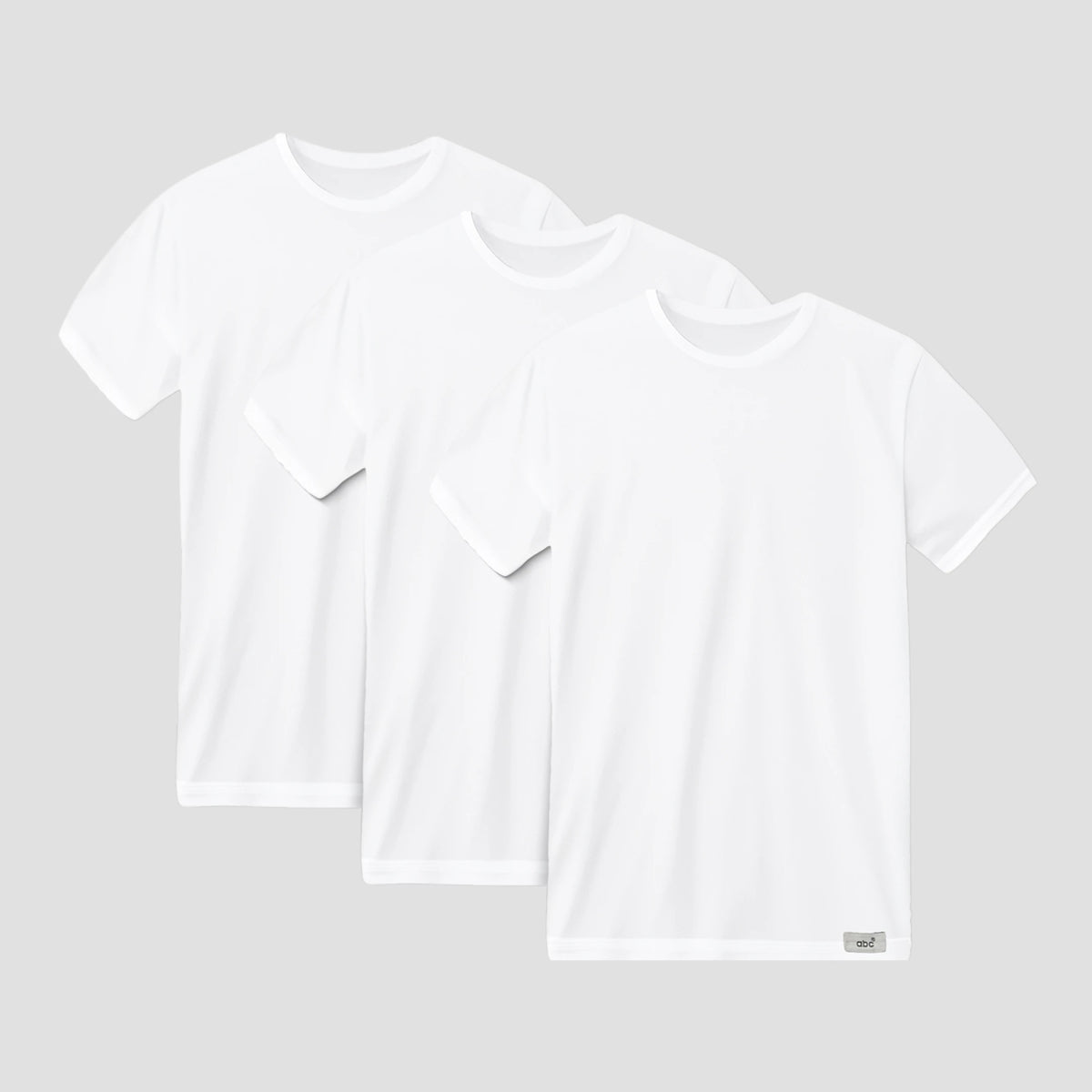 cm-pack-3 | Herren-Unterhemd 3er pack | 100% baumwolle weiß | Rundhals | Cotton Majesty