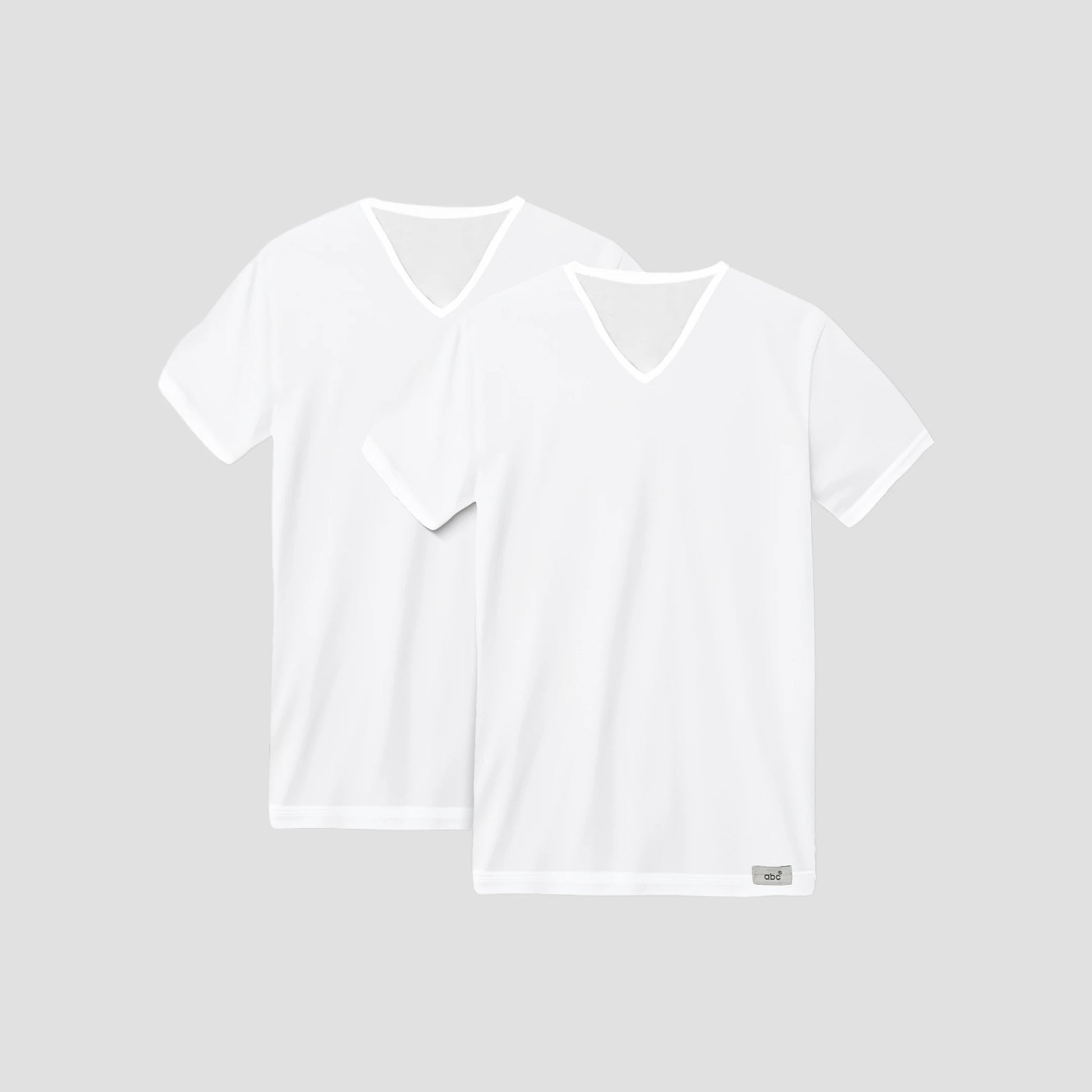 Herren-Unterhemd 2er pack | 100% baumwolle weiß | v-ausschnitt | Cotton Majesty | rule your comfort