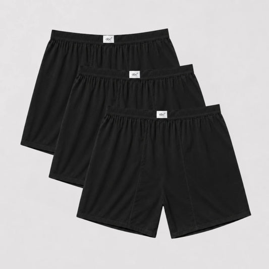 Herren-Unterwäsche | Boxershorts baumwolle schwarz | 3er-pack | Cotton Majesty | rule your comfort