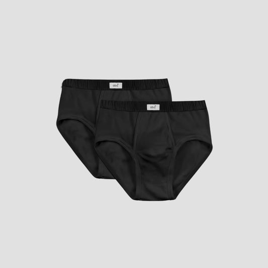 Herren-Unterwäsche | slip baumwolle schwarz | 2er pack | Cotton Majesty | rule your comfort