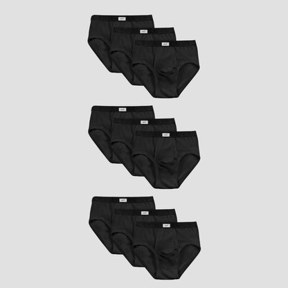 cm-pack-9 | Herren-Unterwäsche | slip baumwolle schwarz | 9er pack | Cotton Majesty