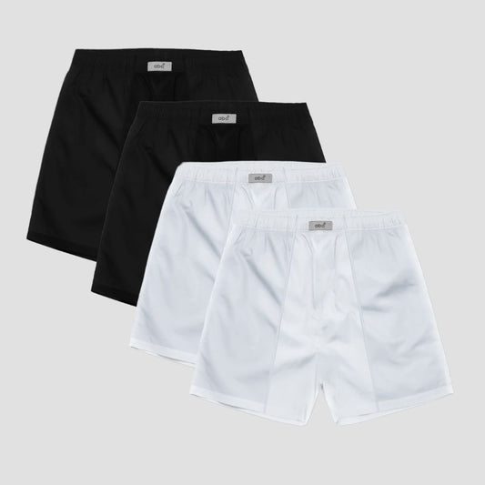 weite Herren-Boxershorts  | 100% baumwolle | 4er-pack | Cotton Majesty | rule your comfort