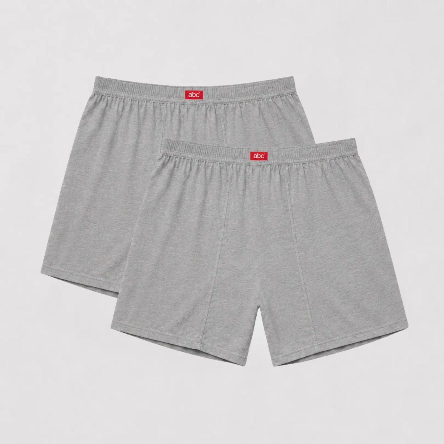 weite Herren-Boxershorts  | 100% baumwolle grau | 2er-pack | Cotton Majesty | rule your comfort