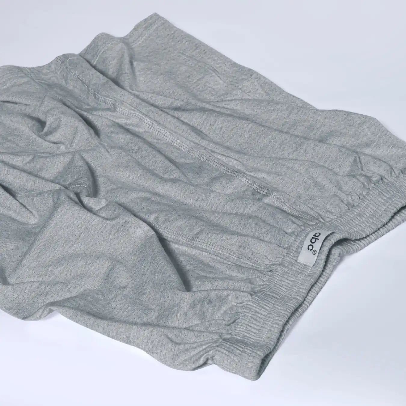 Weite Herren-Boxershorts  | 100% Baumwolle grau von Cotton Majesty | rule your comfort | oberes Bild