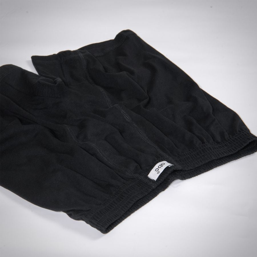weite Herren-Boxershorts  | 100% baumwolle schwarz von Cotton Majesty | rule your comfort | oberes Bild