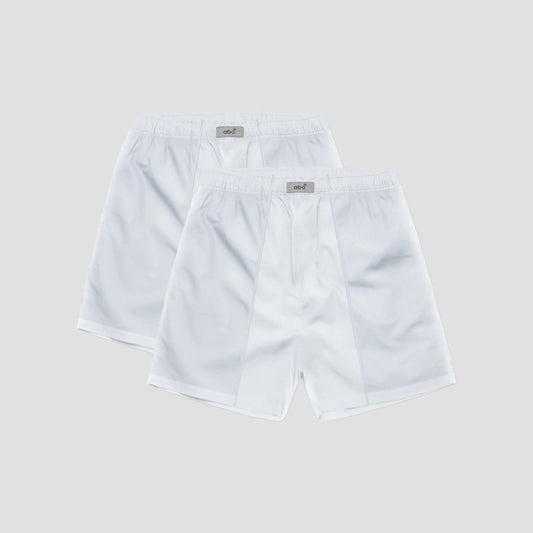 weite Herren-Boxershorts  | 100% baumwolle weiß | 2er-pack | Cotton Majesty | rule your comfort