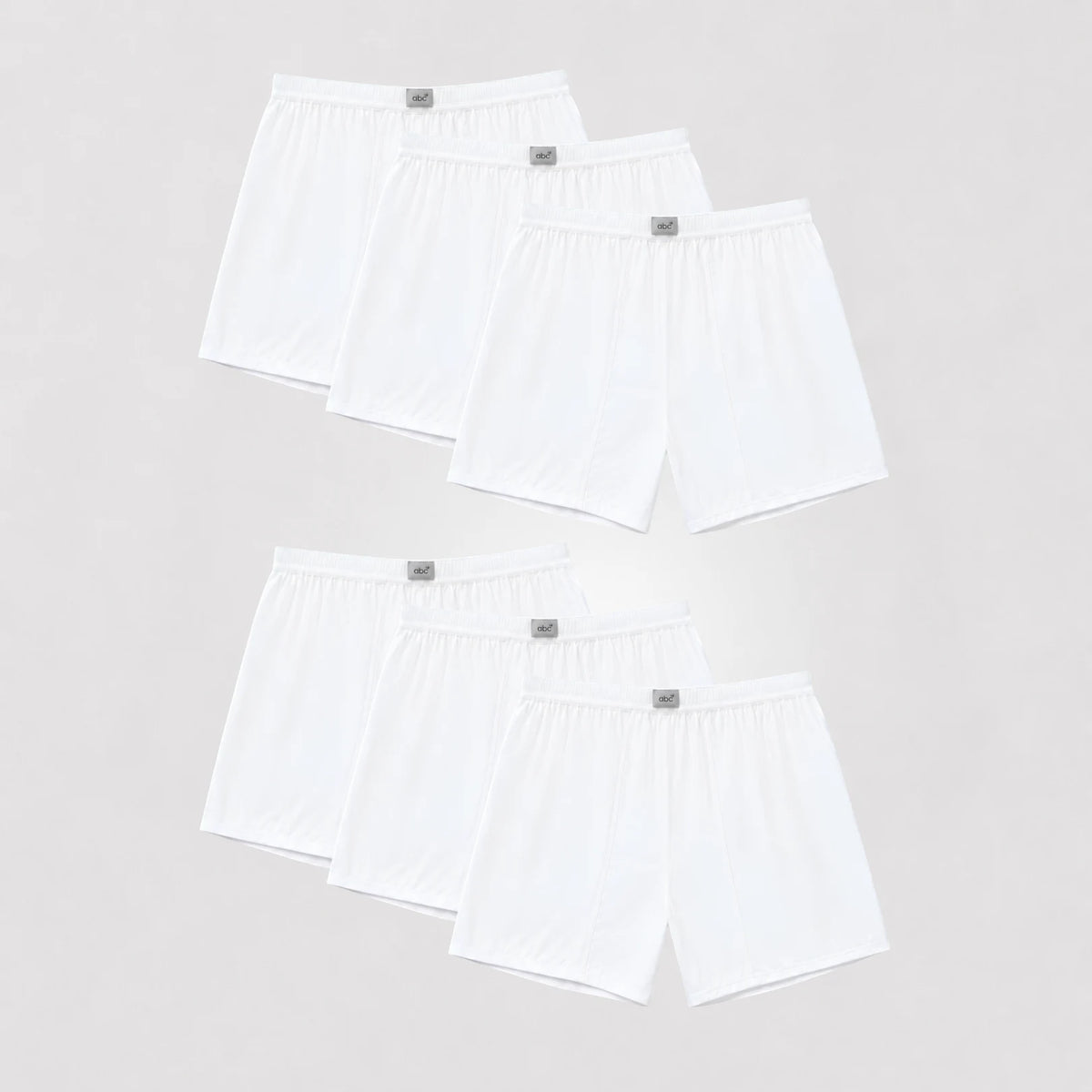 cm-pack-6 | weite Herren-Boxershorts  | 100% baumwolle weiß | 6er-pack | Cotton Majesty