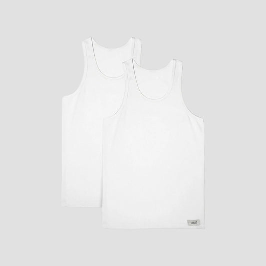 Herren Unterhemd | Tanktops 2er pack 100% baumwolle  | weiss | Cotton Majesty | rule your comfort