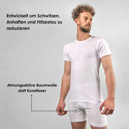 ABC-Komfortschnitt Boxershorts für Herren mit atmungsaktiver Baumwolle und Bewegungsfreiheit