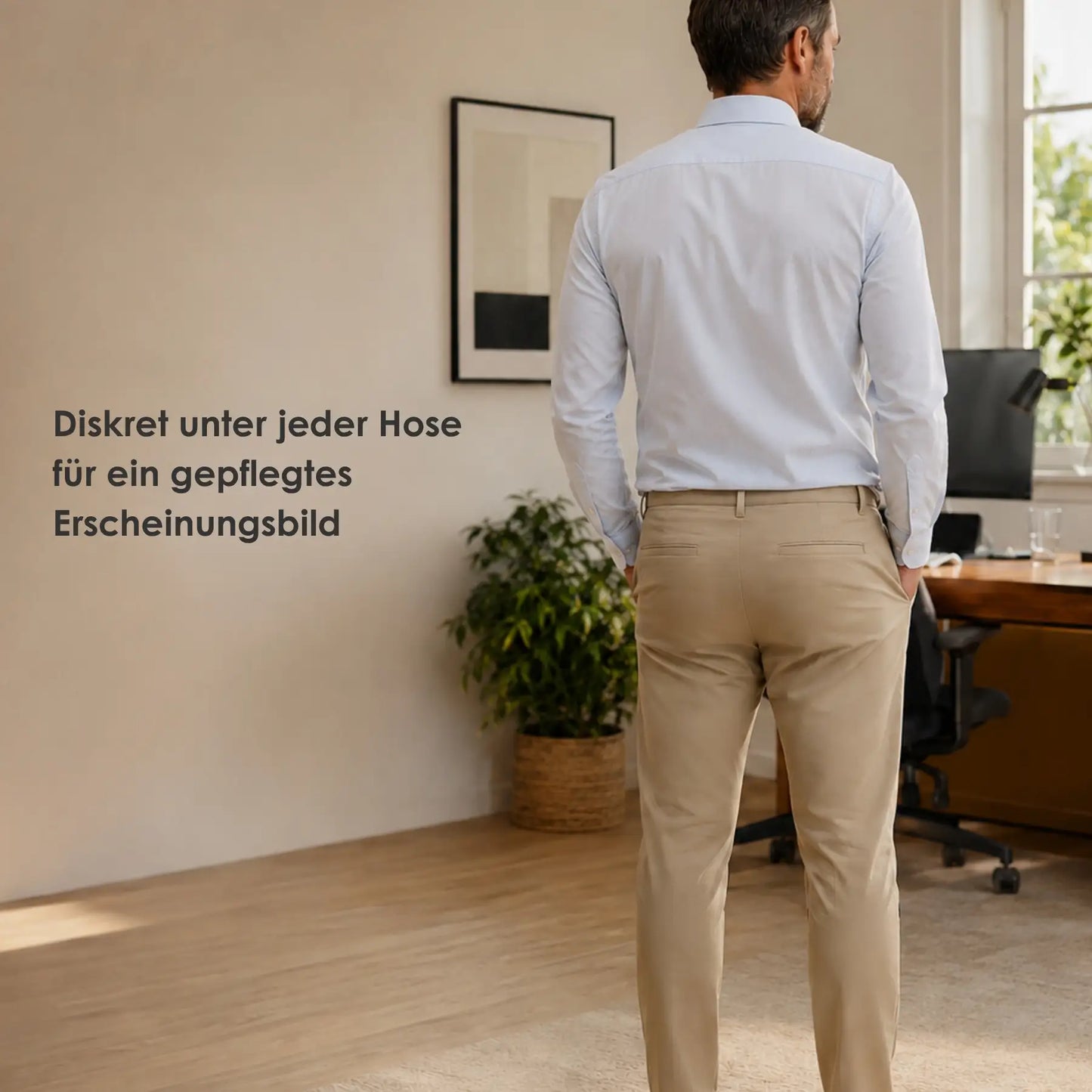 Herren Boxershorts mit Komfortschnitt, diskret unter der Hose im Alltag
