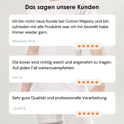 Enge Boxershorts für Herren im 2er-Pack aus Baumwolle mit 5-Sterne-Bewertung und 60 Tage risikofreies Testen.