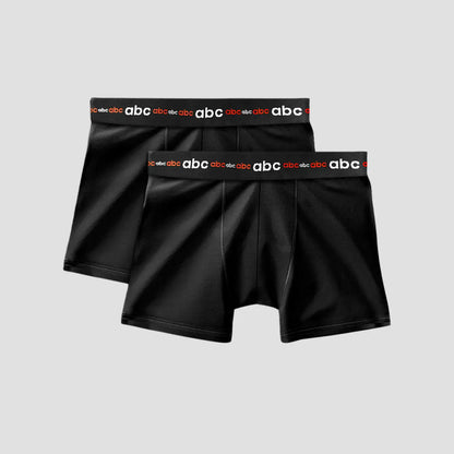Herren Enge Boxershorts | baumwolle schwarz | 2er-pack | Cotton Majesty | rule your comfort