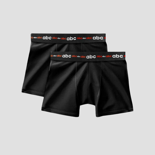 Herren Enge Boxershorts | baumwolle schwarz | 2er-pack | Cotton Majesty | rule your comfort