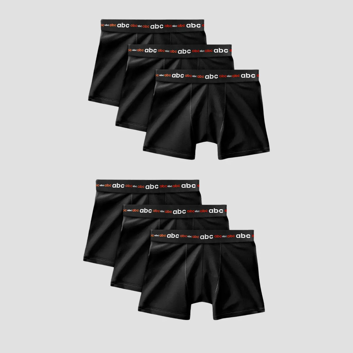 cm-pack-6 | Herren Enge Boxershorts | baumwolle schwarz | 6er-pack | Cotton Majesty