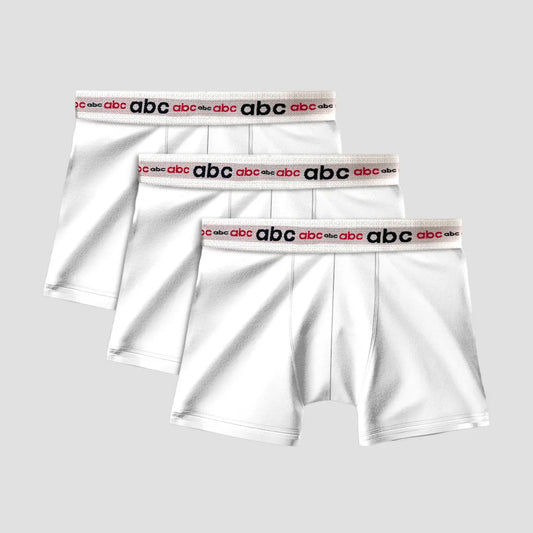 Herren Enge Boxershorts | baumwolle weiss | 3er-pack | Cotton Majesty | rule your comfort