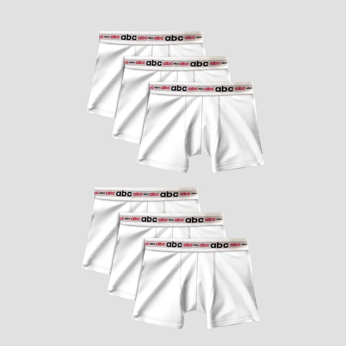 cm-pack-6 | cm-pack-6 | Herren Enge Boxershorts | baumwolle weiss | 6er-pack | Cotton Majesty