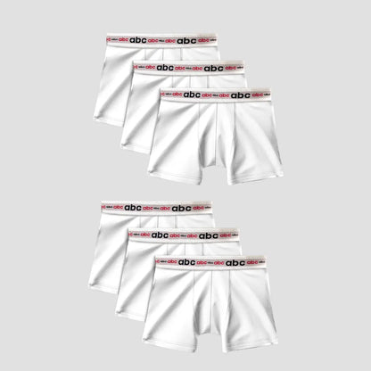 cm-pack-6 | cm-pack-6 | Herren Enge Boxershorts | baumwolle weiss | 6er-pack | Cotton Majesty