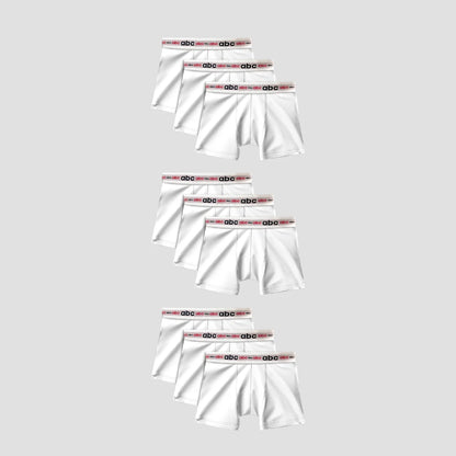 cm-pack-9 | cm-pack-9 | Herren Enge Boxershorts | baumwolle weiss | 9er-pack | Cotton Majesty