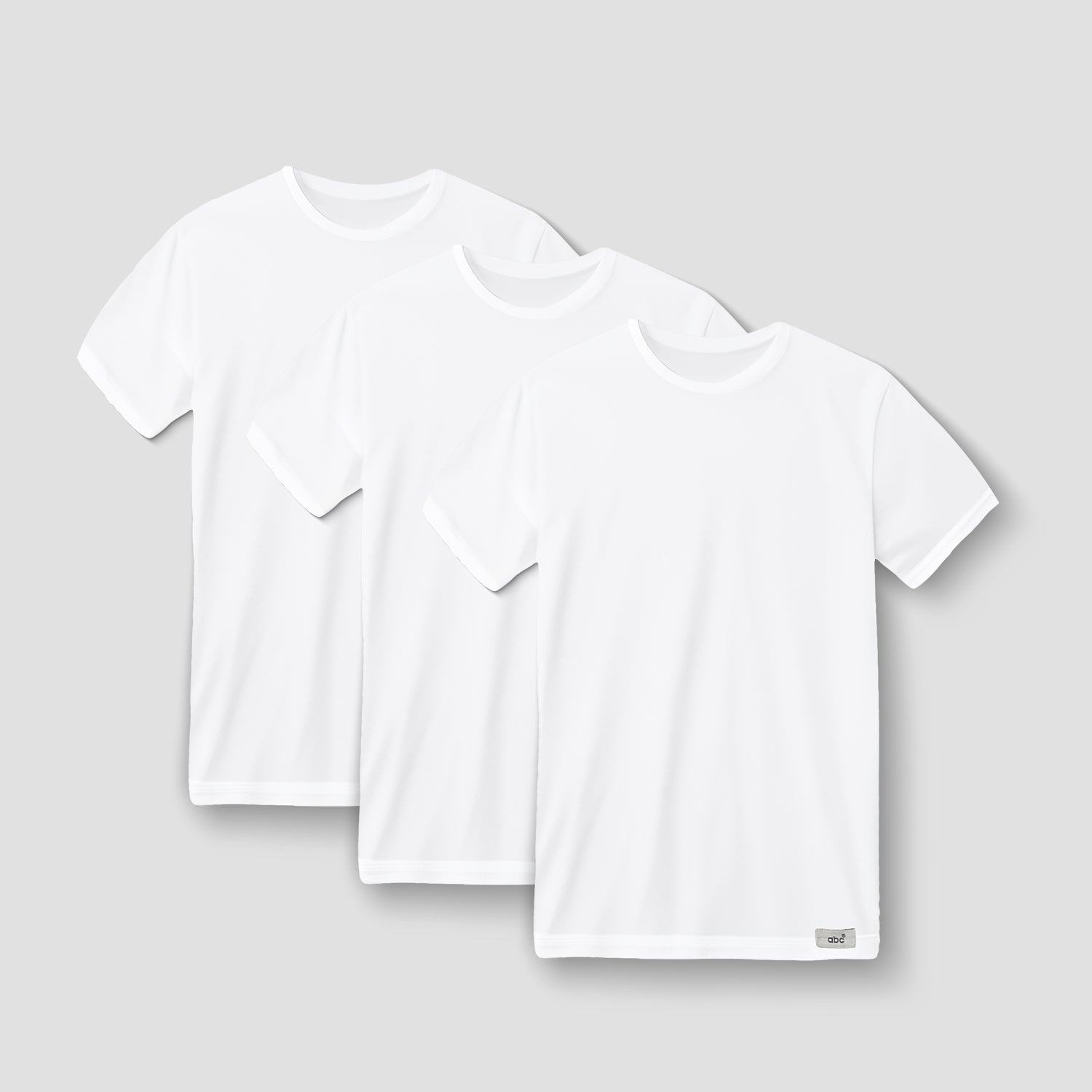 Unterhemden 3er pack | t-shirts baumwolle weiss | rundhals | herren | Cotton Majesty | rule your comfort