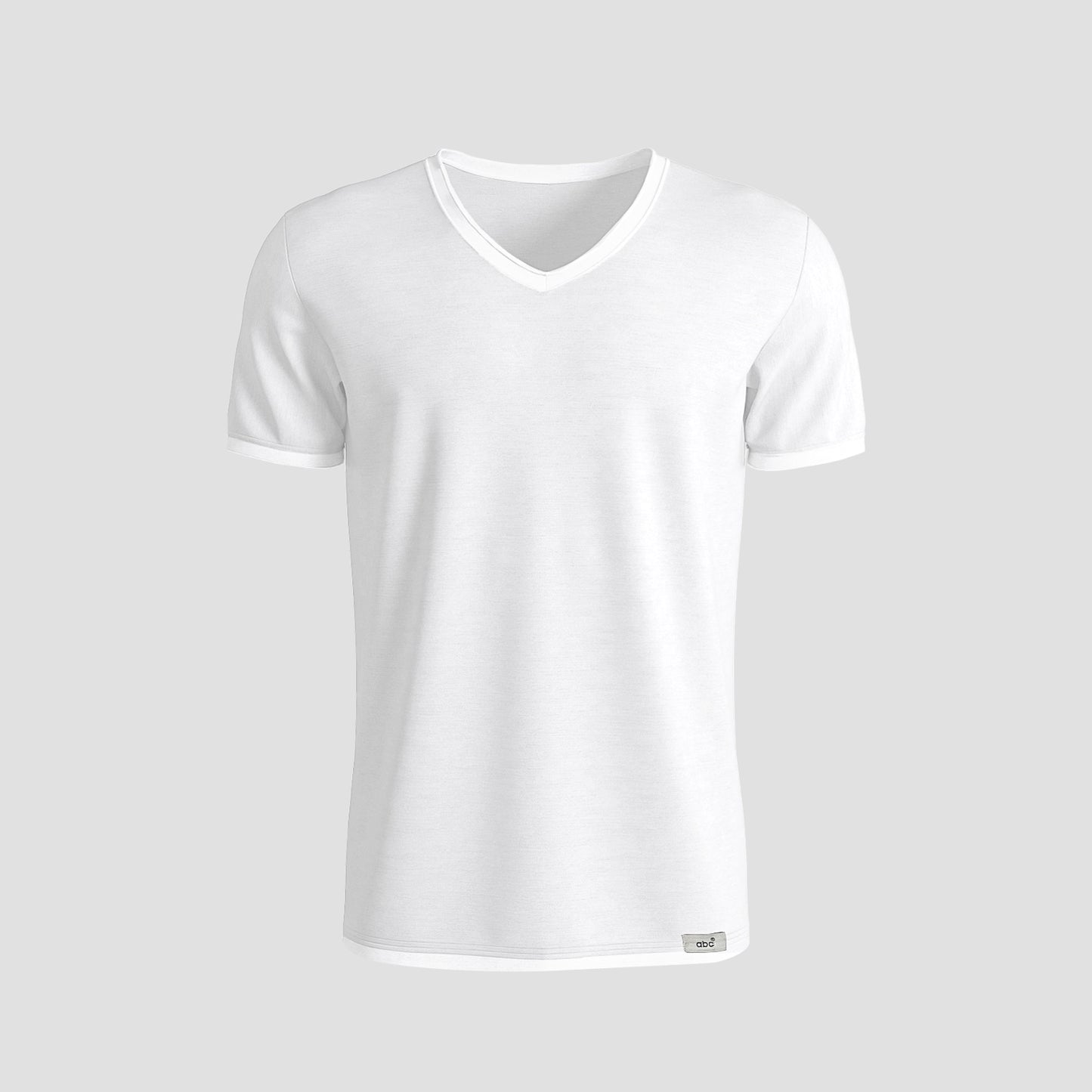 Unterhemden | t-shirt baumwolle weiss | v-ausschnitt | herren | Cotton Majesty | rule your comfort