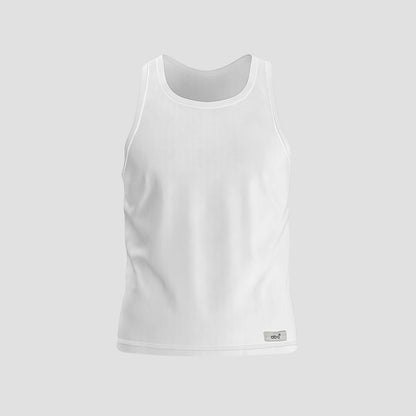 Unterhemden tanktop | aermellos baumwolle weiss | herren | Cotton Majesty | rule your comfort