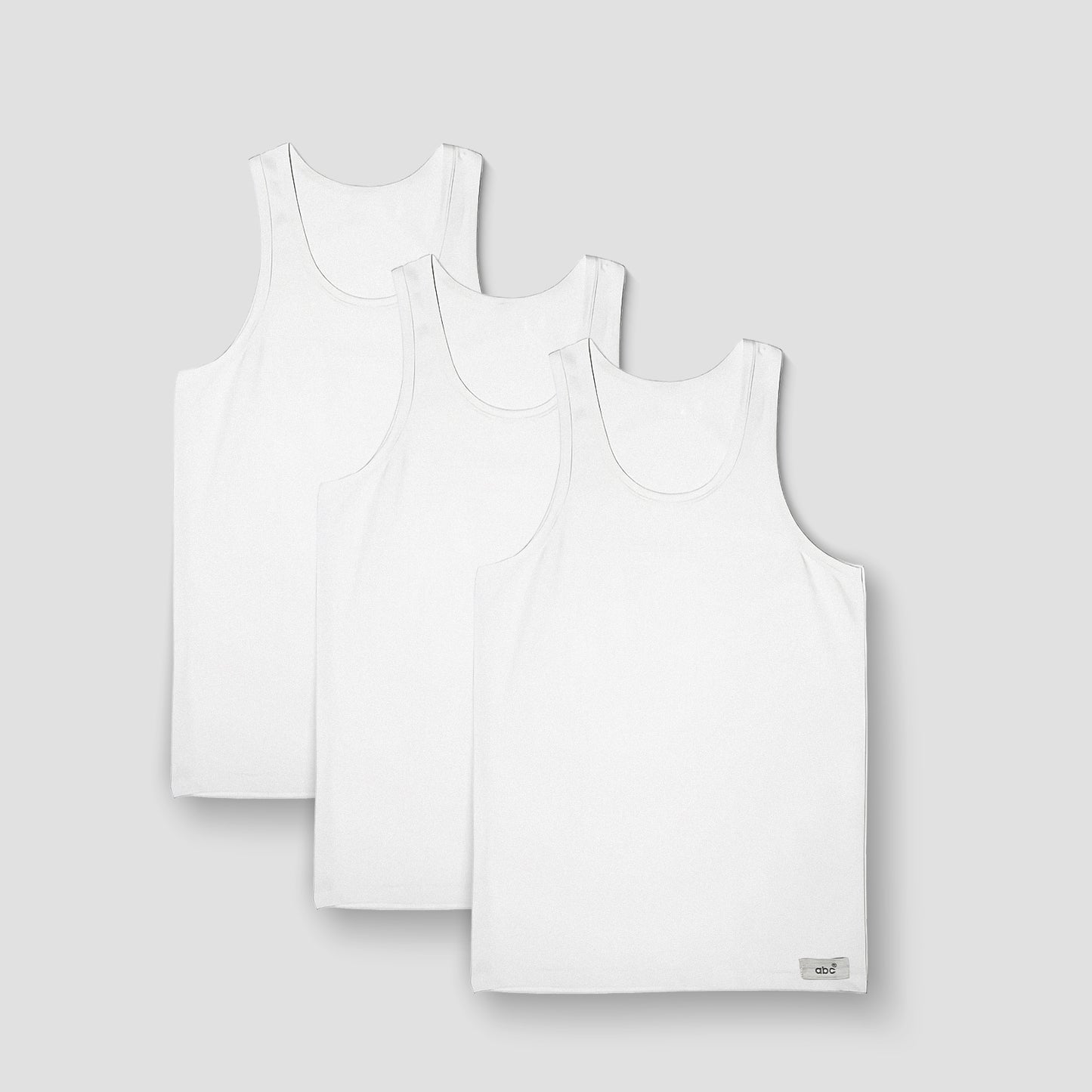 Unterhemden | Tanktops 3er pack | aermellos baumwolle  | weiss | herren | Cotton Majesty | rule your comfort