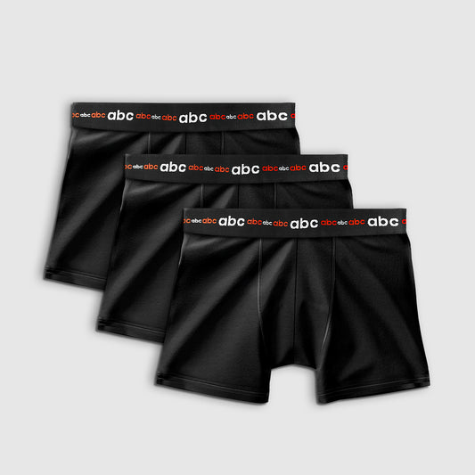 Unterwäsche | boxer baumwolle schwarz | short | 3er-pack | Cotton Majesty | rule your comfort